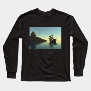 Exploration, Travel to Castle island Long Sleeve T-Shirt